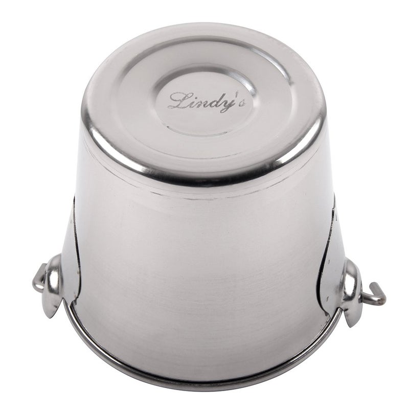 Lindy's 1-Quart Stainless Steel Bucket, Durable Seamless Bucket for Many Home Tasks, Carry Water or Milk, Fill with Food, Use as a Flower Pot, Cleaning Bucket, Table Centerpiece and Much More - Image 3